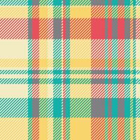 Multi seamless plaid , elegant background check textile. Hat pattern tartan texture fabric in light and teal colors. vector