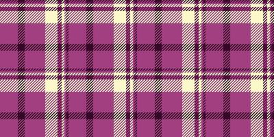 Halftone fabric textile background, knit check texture pattern. Irish plaid seamless tartan in pink and lemon chiffon colors. vector
