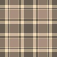Repeating plaid pattern background, scotland fabric check textile. Trim seamless texture tartan in pastel and light colors. vector