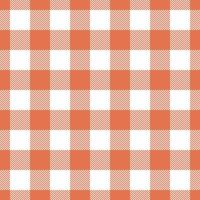 Herringbone background seamless pattern, craft plaid tartan fabric. Grand textile texture check in red and white colors. vector