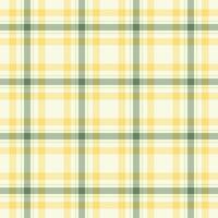 Retail fabric background seamless, native plaid pattern check. Graphic textile tartan texture in old lace and light colors. vector