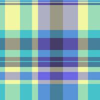 Carpet seamless texture textile, textured check background tartan. Nobility fabric pattern plaid in pastel and cyan colors. vector