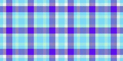 Subtle pattern seamless textile, advertisement background texture. Simplicity tartan check plaid fabric in cyan and bright colors. vector