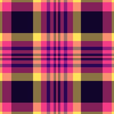 Rosa check seamless plaid, shabby background fabric pattern. Artistic textile texture tartan in pink and red colors.