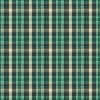 Picnic tartan seamless texture, floor plaid check fabric. Stationary textile pattern background in grey and teal colors. vector