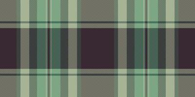 Throw plaid check texture, multi seamless fabric tartan. Repeating background textile pattern in pastel and dark colors. vector