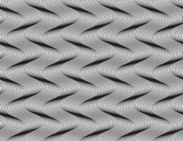 Abstratc background of swirle lines. Black and white line pattern with optical illusion effect. vector