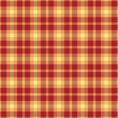1960s pattern tartan texture, mexican check fabric background. Sparse textile seamless plaid in orange and red colors.