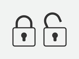 Close icon sign. Cancel symbol padlock web design. Error, denied, avoid or wrong data button. vector