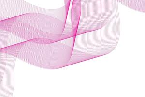 Abstract Contemporary Pink Line Flow for Minimalist Backgrounds vector