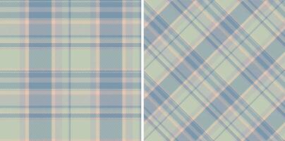 Pattern seamless tartan of plaid check with a textile texture fabric background. Set in earth colors for custom geometry in multicolored fashion. vector