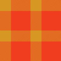 Plaid seamless pattern in orange. Check fabric texture. textile print. vector