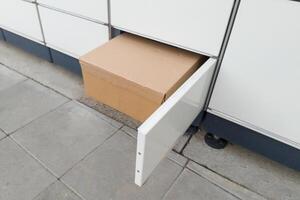 Parcel in Automated Locker Open for Collection photo