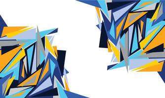 abstract triangle background for frame vector