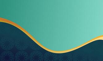 wave background and ornaments in it vector