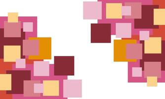 abstract cube background for frame vector