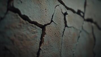 Cracked surface showing wear and texture in an urban setting photo