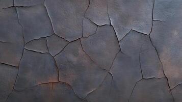Textured cracked wall surface with dark hues and subtle details photo