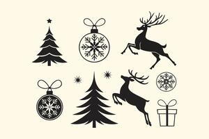 Holiday Silhouette Collection vector