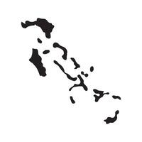 The map of the island of corsica vector