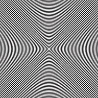 A black and white spiral pattern with a white center vector
