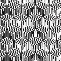 A black and white geometric pattern vector