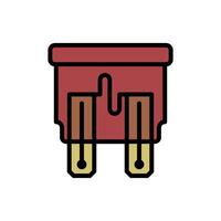 fuse icon design template elegant style vector