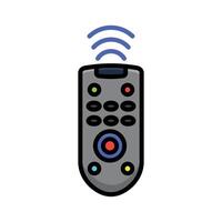 remote control icon design template elegant style vector