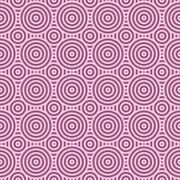 Pattern with japanese concentric circles and overlapped lines. illustration. vector
