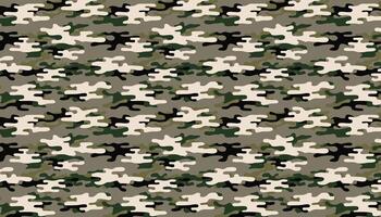 Camouflage abstract pattern. Classic clothing style masking camo repeat print. vector