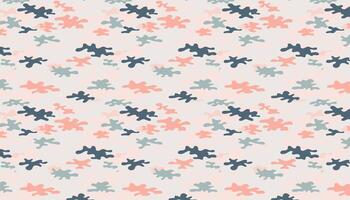 Pattern with camouflage elements. Camo military clothing texture background. vector
