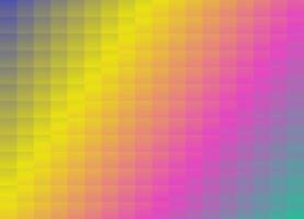 Vibrant gradient squares mosaic grid pattern template vector