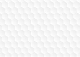 White geometric background with hexagons. Seamless padded hexagonal pattern. Upholstery . vector