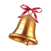 Beautiful shiny golden bow of ribbon realistic illustration. Elegant gift wrapping for special occasions 3d object on white background vector