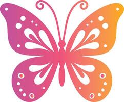 beautiful butterfly style design vector