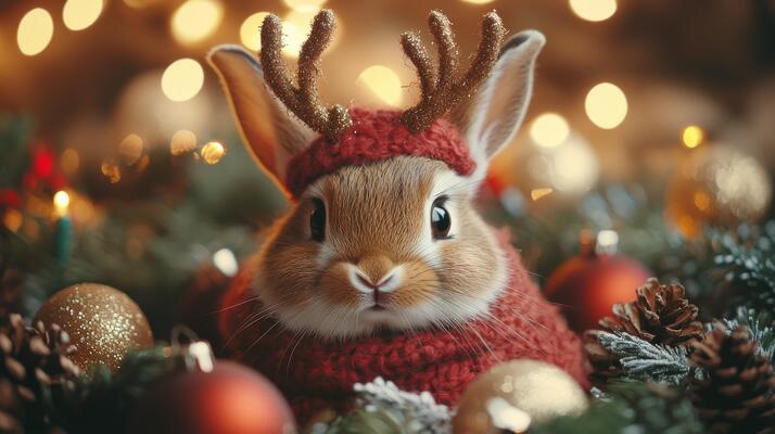 Cute Christmas Animals Stock Photos Images and Backgrounds for Free Download