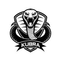 The logo for kubra, a company that makes snake heads vector