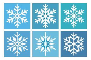 snowflake simple white vector