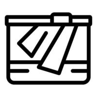 Wet wipes emerging from disinfectant wipes container package vector
