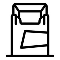 Wet wipes pack with open lid and label displaying cleaning supplies icon vector