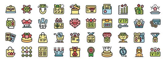 Vip service providing exclusive access and privileges with premium offers vector