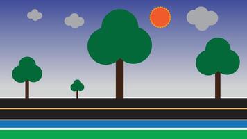 Nice Forest Schene Nice to see vector