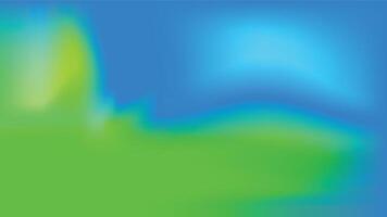Blue and Green Blurred Motion Abstract Background vector