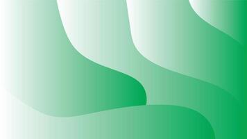 a green and white Wave Abstract Background vector