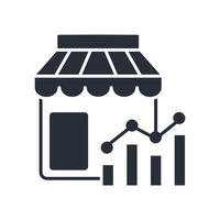 stock market icon. .Editable stroke.linear style sign for use web design,logo.Symbol illustration. vector