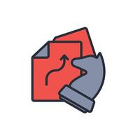 strategy icon. .Editable stroke.linear style sign for use web design,logo.Symbol illustration. vector