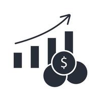 profit icon. .Editable stroke.linear style sign for use web design,logo.Symbol illustration. vector