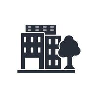 office icon. .Editable stroke.linear style sign for use web design,logo.Symbol illustration. vector