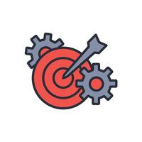 goal icon. .Editable stroke.linear style sign for use web design,logo.Symbol illustration. vector