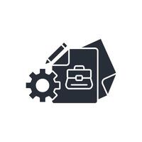 project icon. .Editable stroke.linear style sign for use web design,logo.Symbol illustration. vector